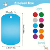 Custom Laser Engraved Metal Tags – 10 Colours | Durable Anodized Aluminum