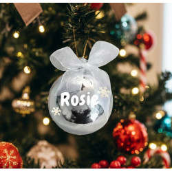Personalized Christmas Baubles | Custom Name, Colour & Finish
