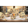 North Pole Village 3mm MDF Craft Kit - Laser Cut Christmas