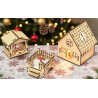 North Pole Village 3mm MDF Craft Kit - Laser Cut Christmas