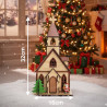 Paint-Your-Own 32cm Christmas Chapel Kit | DIY MDF Decor