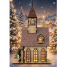Paint-Your-Own 32cm Christmas Chapel Kit | DIY MDF Decor