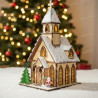 Paint-Your-Own 32cm Christmas Chapel Kit | DIY MDF Decor