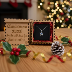 Custom Engraved Wooden Gift Box | Personalized Keepsake