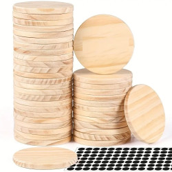 Rustic Pine Laser-Engraved Coaster Set – Pack of 4 | Stylish Wooden Drink Coasters