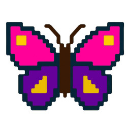 Wooden Butterfly  Cross Stitch Keyring Kit | Beginner Friendly Crafts