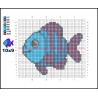 Wooden Fish Cross Stitch Keyring Kit | Beginner Friendly Craft