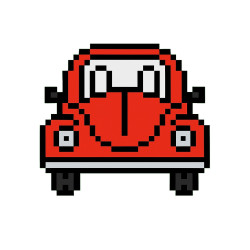 Wooden VW Car Cross Stitch Keyring Kit | Beginner Friendly Craft