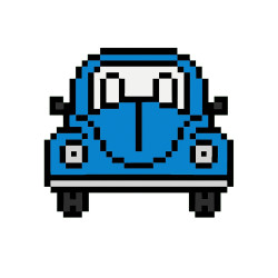 Wooden VW Car Cross Stitch Keyring Kit | Beginner Friendly Craft