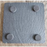 Custom Engraved Slate Coaster Set (Pack of 4) | Gift Box Included