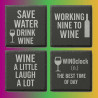 Custom Engraved Slate Coaster Set (Pack of 4) | Gift Box Included