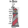 Veg Tan Leather Cross Stitch Bookmark Kit – Lighthouse Design | DIY Craft