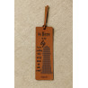 Veg Tan Leather Cross Stitch Bookmark Kit – Lighthouse Design | DIY Craft
