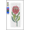 Leather Cross Stitch Bookmark Kit – Veg Tan 65x190mm