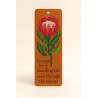 Leather Cross Stitch Bookmark Kit – Veg Tan 65x190mm