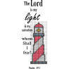 Veg Tan Leather Cross Stitch Bookmark Kit – Lighthouse Design | DIY Craft