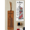 Veg Tan Leather Cross Stitch Bookmark Kit – Lighthouse Design | DIY Craft