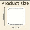 Laser Engravable Leather Patches | Black & Brown with Metallic Shine
