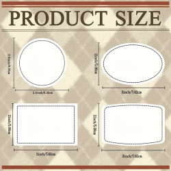 Laser Engravable Leather Patches | Matte Brown & Grey – 4 Shapes