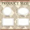 Laser Engravable Leather Patches | Matte Brown & Grey – 4 Shapes