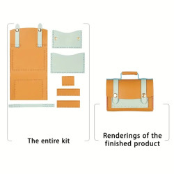 DIY Mini PU Leather Handbag Kit – Fun Craft Project & Personalised Gift