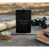 295ml Hip Flask – Personalised Laser Engraved Stainless Steel