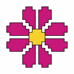 DIY Leather Cross Stitch Keyring Kit – Flower Design | Handmade Veg Tan Leather Craft Kit