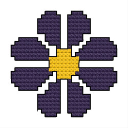 DIY Leather Cross Stitch Keyring Kit – Flower Design | Handmade Veg Tan Leather Craft Kit