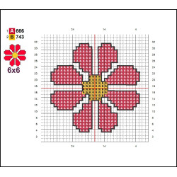 DIY Leather Cross Stitch Keyring Kit – Flower Design | Handmade Veg Tan Leather Craft Kit