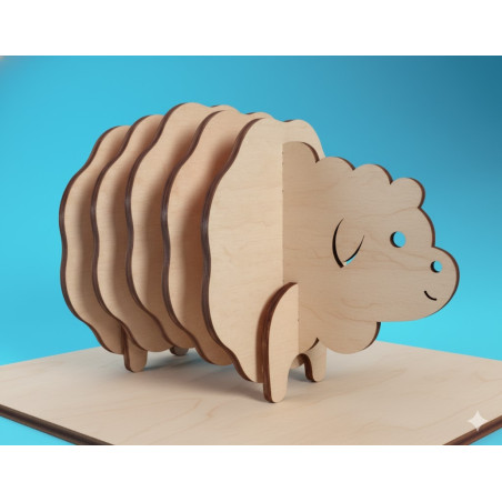 DIY Animal Coaster Kit | 5-Pack MDF Blanks for Kids Crafts