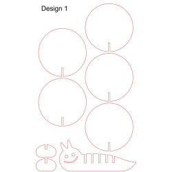 DIY Animal Coaster Kit | 5-Pack MDF Blanks for Kids Crafts