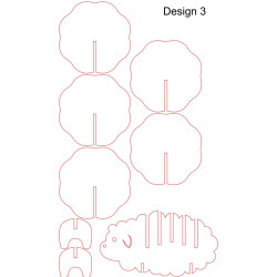 DIY Animal Coaster Kit | 5-Pack MDF Blanks for Kids Crafts