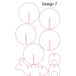 DIY Animal Coaster Kit | 5-Pack MDF Blanks for Kids Crafts