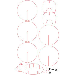 DIY Animal Coaster Kit | 5-Pack MDF Blanks for Kids Crafts