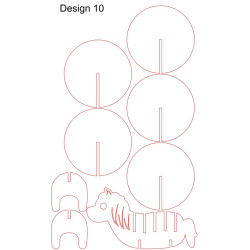 DIY Animal Coaster Kit | 5-Pack MDF Blanks for Kids Crafts