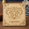 Zodiac Wooden Coasters | Engraved Star Sign Sets | Custom Gifts