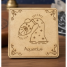 Zodiac Wooden Coasters | Engraved Star Sign Sets | Custom Gifts