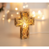 Wooden Cross Lanterns & Lighted Religious Gifts
