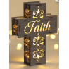 Wooden Cross Lanterns & Lighted Religious Gifts