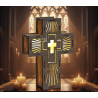 Wooden Cross Lanterns & Lighted Religious Gifts