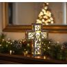 Wooden Cross Lanterns & Lighted Religious Gifts
