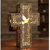 Wooden Cross Lanterns & Lighted Religious Gifts