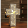 Wooden Cross Lanterns & Lighted Religious Gifts