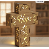 Wooden Cross Lanterns & Lighted Religious Gifts