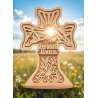 Layered Wood Devotional Cross