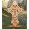 Layered Wood Devotional Cross