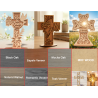 Layered Wood Devotional Cross