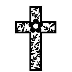 15cm Laser-Cut Wooden Cross Blanks for DIY & Decor