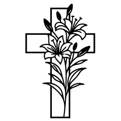 15cm Laser-Cut Wooden Cross Blanks for DIY & Decor