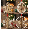 DIY 3D Wooden Christmas Ornaments | Paint & Decorate Kits